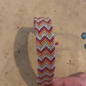 Double v friendship bracelet